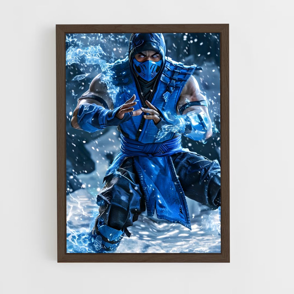 Poster Sub Zero – affiche Mortal kombat (vue 5)